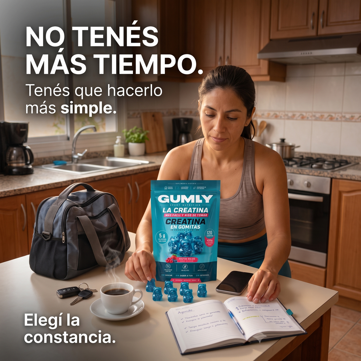 Gumly Creatina — Creatina Monohidratada en Gomitas