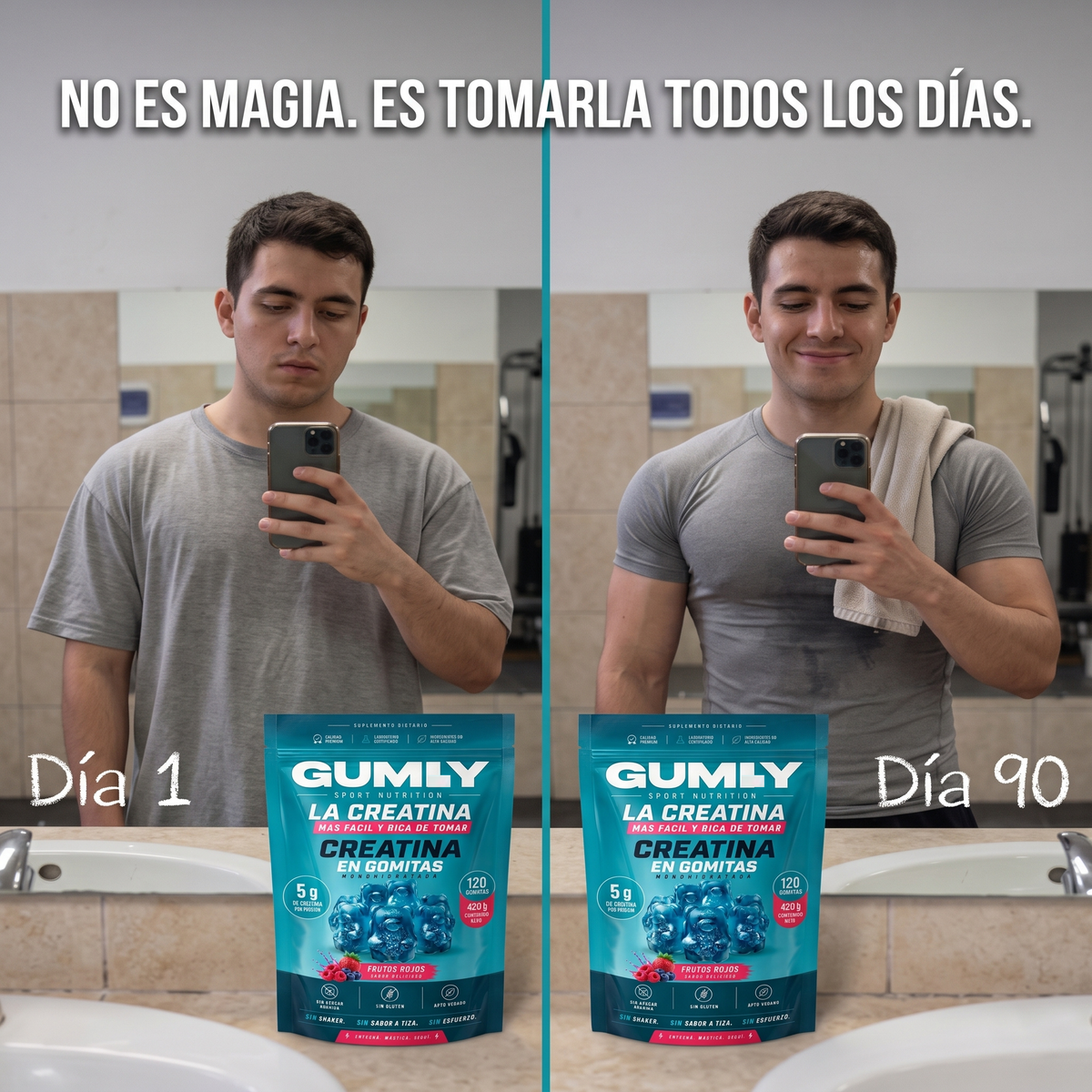 Gumly Creatina — Creatina Monohidratada en Gomitas