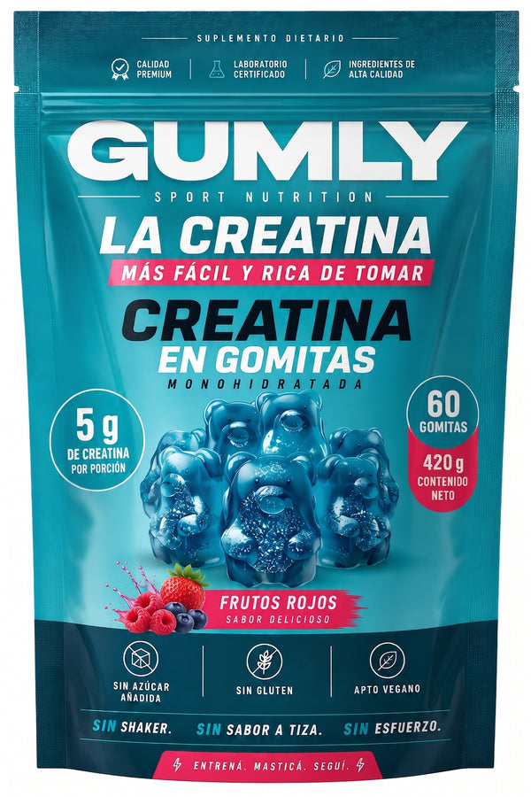 Gumly Creatina — Creatina Monohidratada en Gomitas