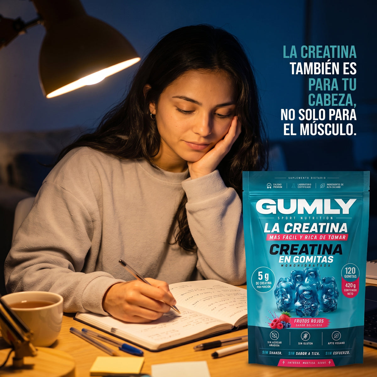 Gumly Creatina — Creatina Monohidratada en Gomitas